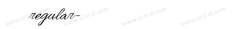 经典综艺体简 regular字体转换